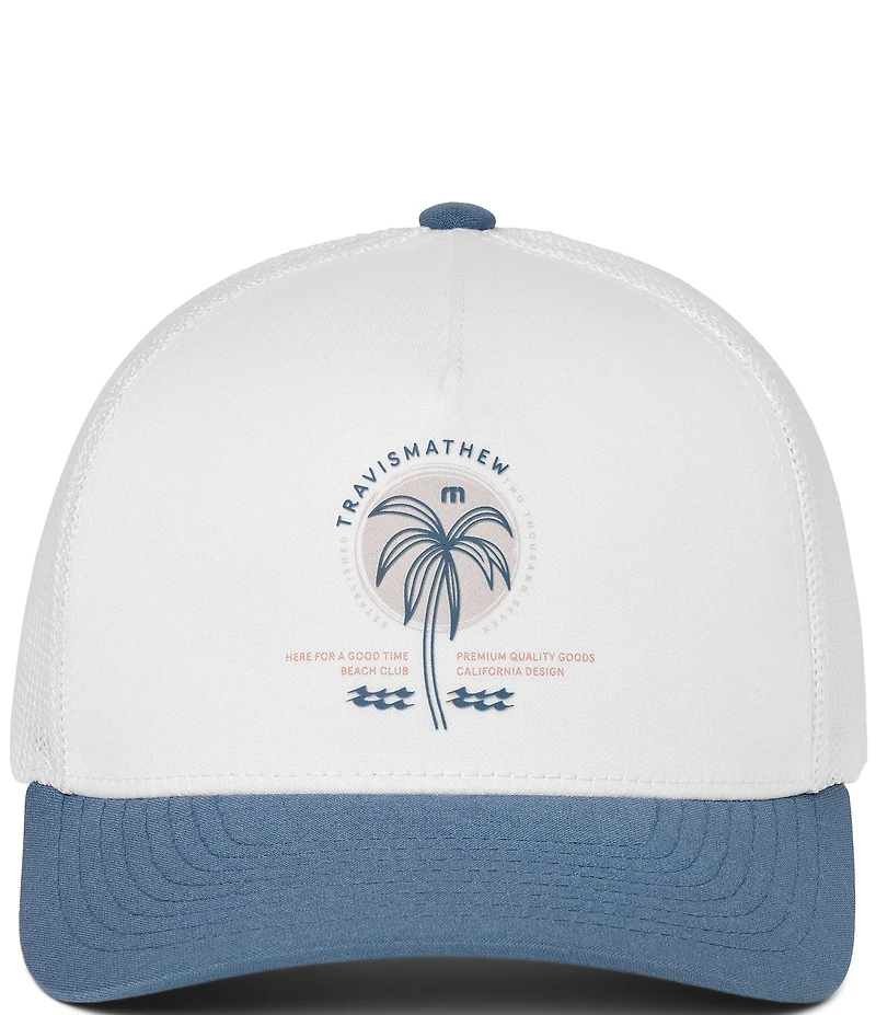 TravisMathew Coastal Charm Snapback Hat