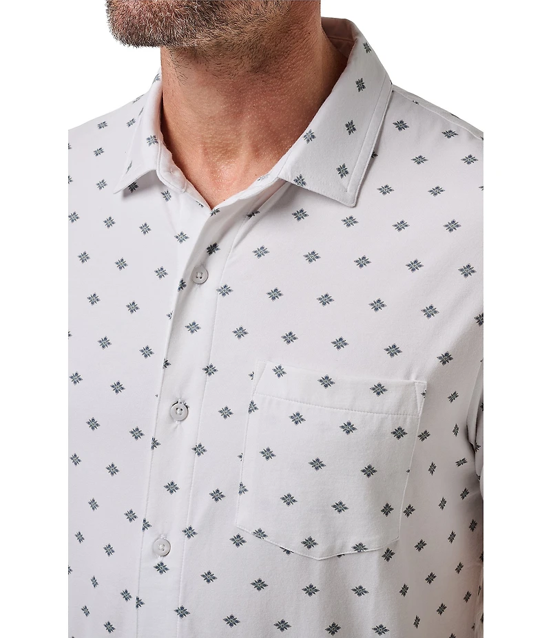 TravisMathew Comfortknit Swing Short Sleeve Woven Shirt