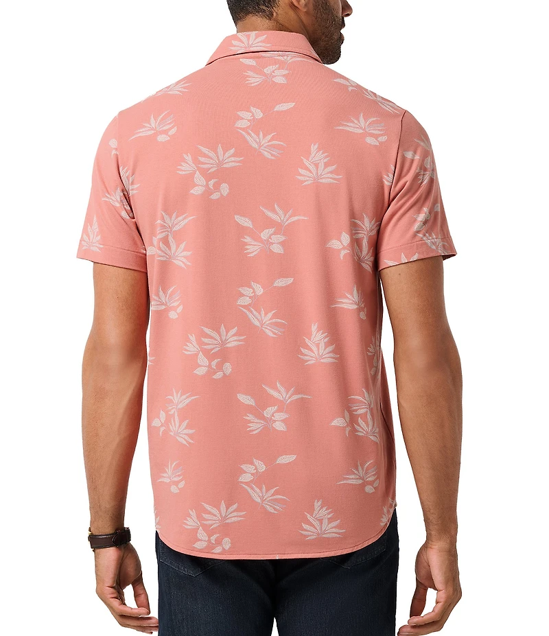 TravisMathew ComfortKnit Voyage Short Sleeve Woven Shirt