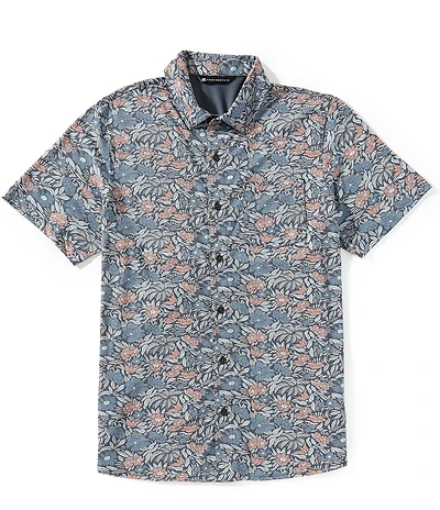 TravisMathew Day Cruise Button Up Short Sleeve Woven Shirt