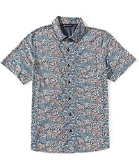 TravisMathew Day Cruise Button Up Short Sleeve Woven Shirt