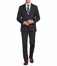 TravisMathew Evan Modern Fit Flat Front Graphic Checked 2-Piece Suit