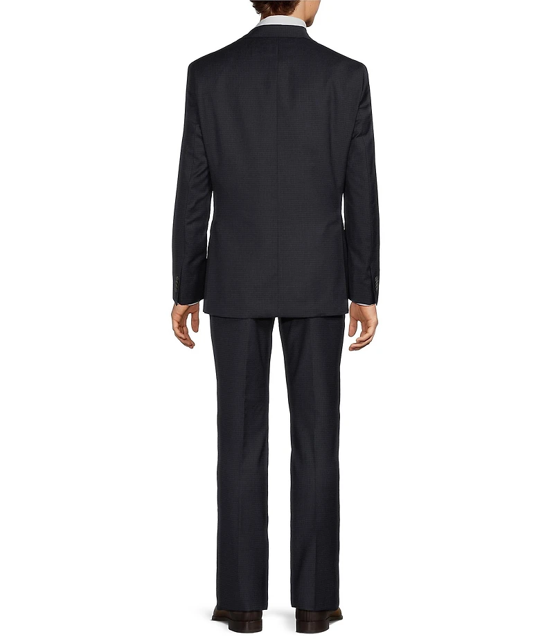 TravisMathew Evan Modern Fit Flat Front Graphic Checked 2-Piece Suit