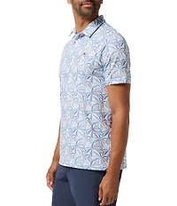 TravisMathew Featherweight Americana Parade Day Short Sleeve Polo Shirt