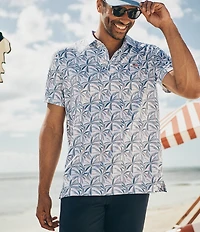 TravisMathew Featherweight Americana Parade Day Short Sleeve Polo Shirt