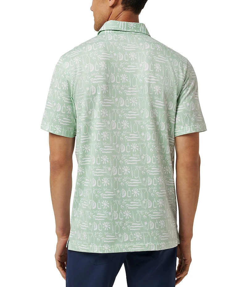 TravisMathew Featherweight Cabana Short Sleeve Polo Shirt