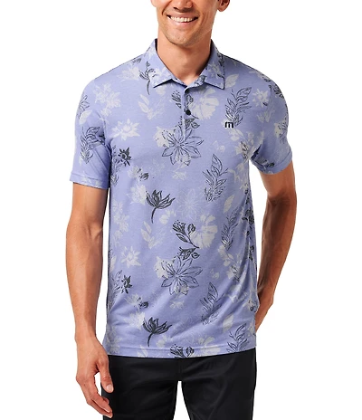TravisMathew Featherweight Cruise Performance Stretch Short Sleeve Polo Shirt