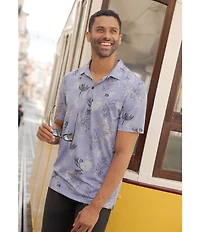 TravisMathew Featherweight Cruise Performance Stretch Short Sleeve Polo Shirt