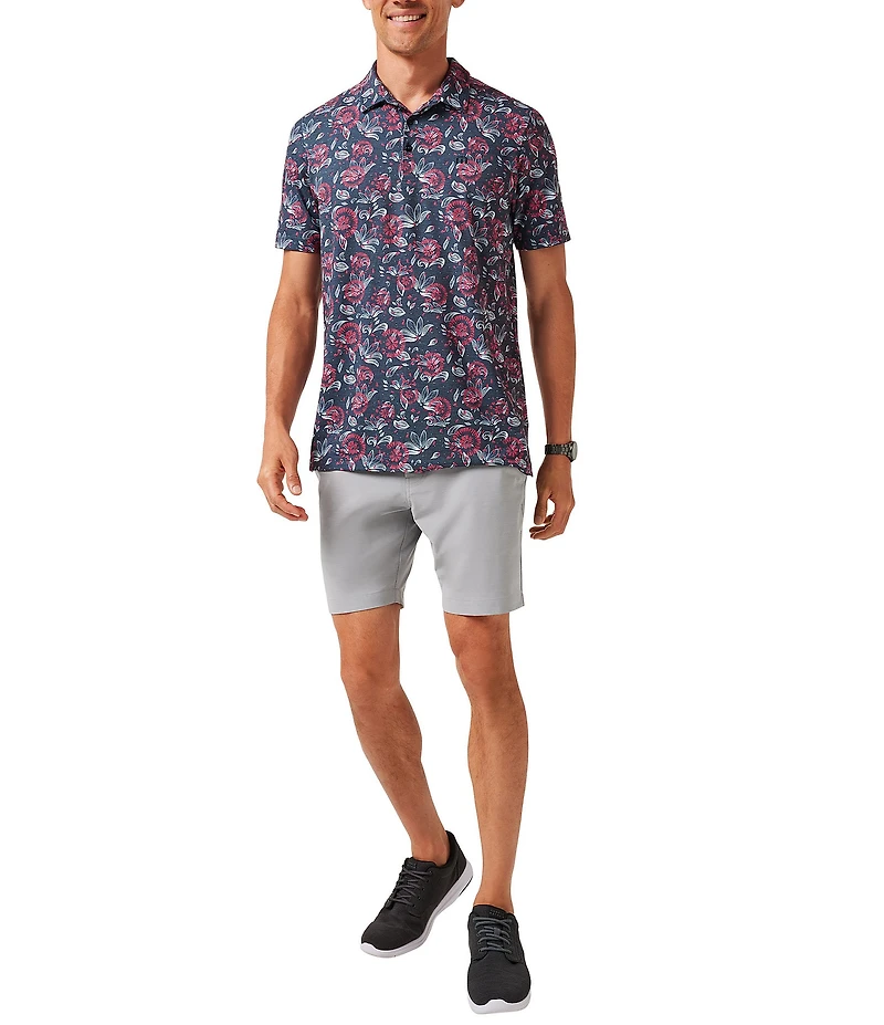 TravisMathew Featherweight Flourish Short Sleeve Polo Shirt