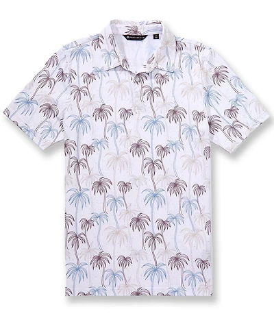 TravisMathew Featherweight Palms Short Sleeve Polo Shirt