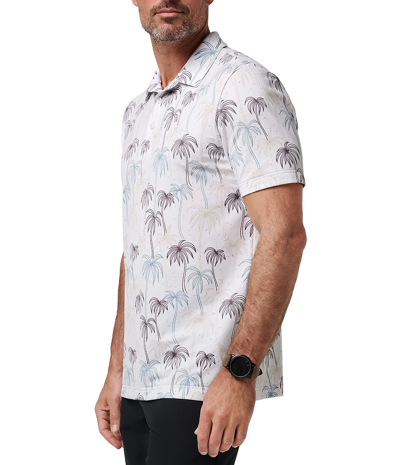 TravisMathew Featherweight Palms Short Sleeve Polo Shirt