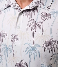 TravisMathew Featherweight Palms Short Sleeve Polo Shirt