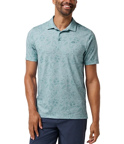 TravisMathew Featherweight Paradise Short Sleeve Polo Shirt