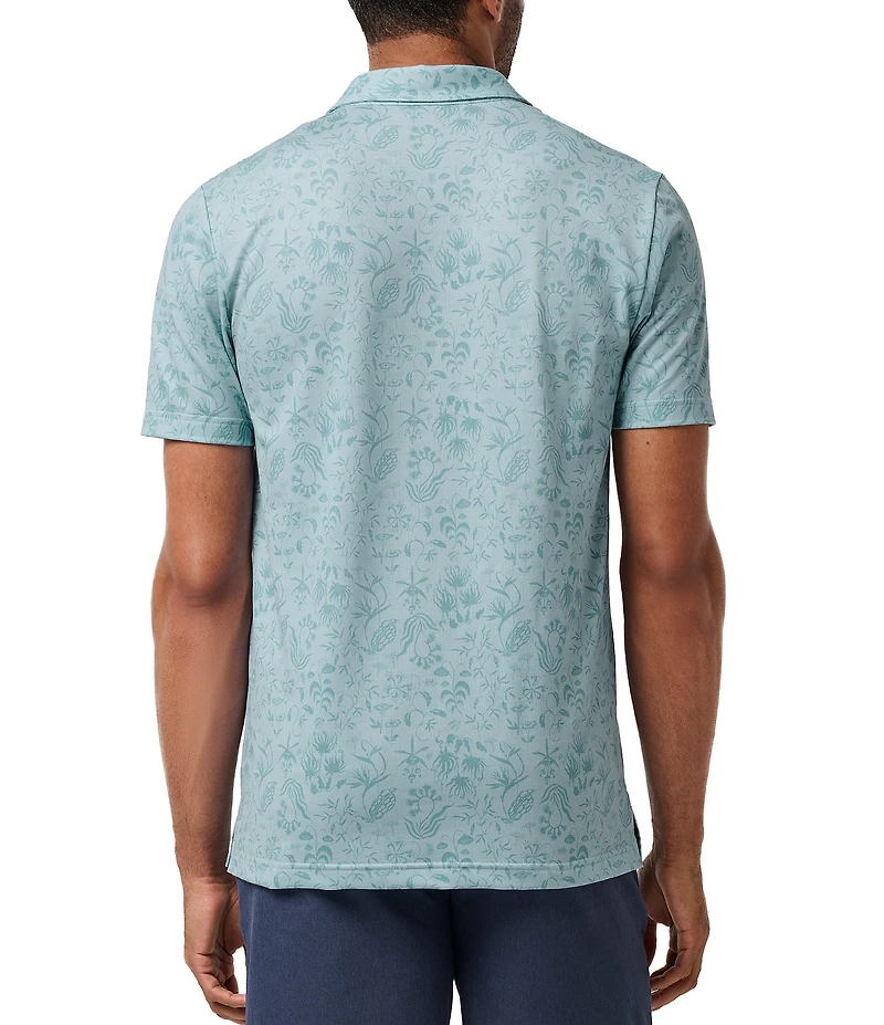 TravisMathew Featherweight Paradise Short Sleeve Polo Shirt