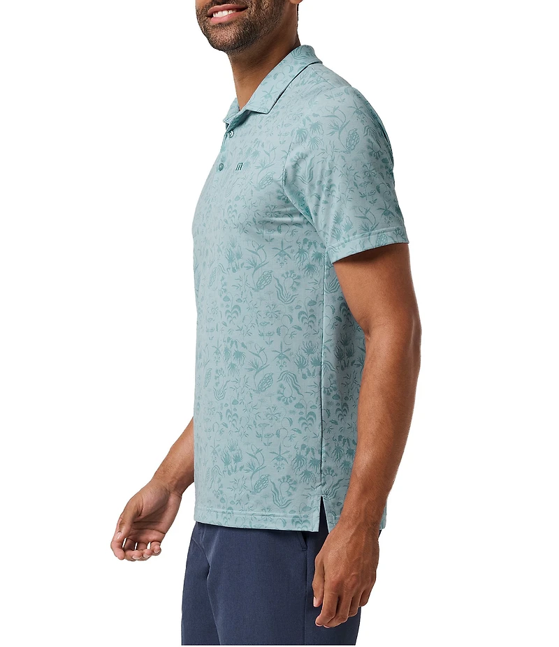 TravisMathew Featherweight Paradise Short Sleeve Polo Shirt