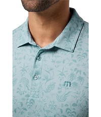 TravisMathew Featherweight Paradise Short Sleeve Polo Shirt