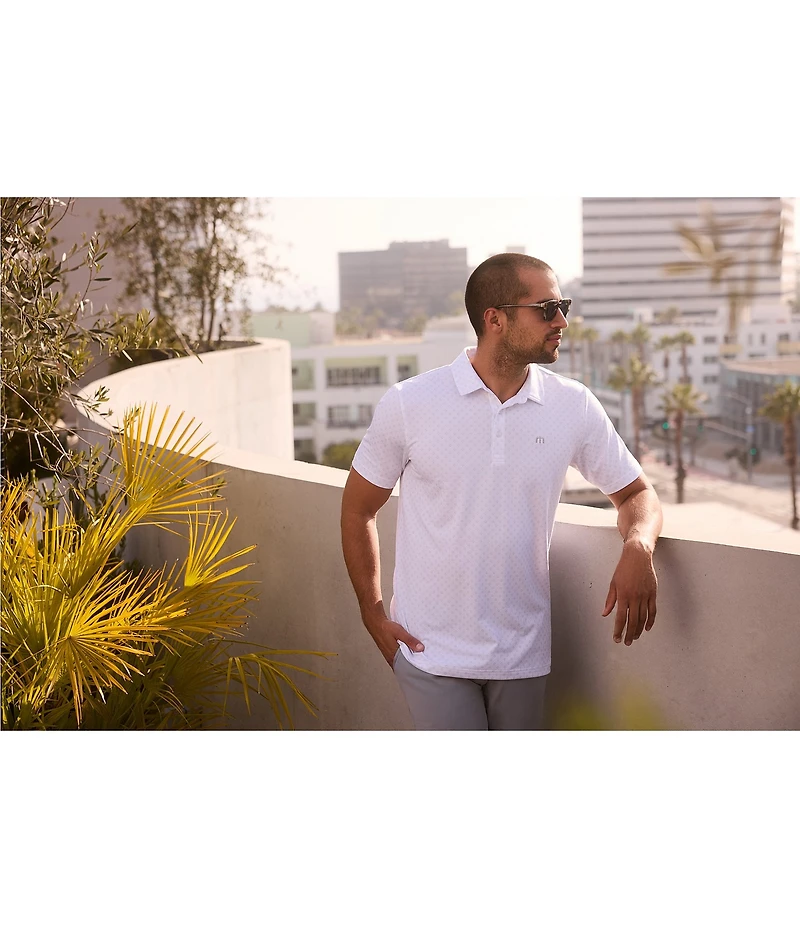 TravisMathew Featherweight Salt Breeze Short Sleeve Polo Shirt