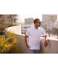 TravisMathew Featherweight Salt Breeze Short Sleeve Polo Shirt