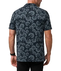 TravisMathew Floral Comfortknit Breeze Short Sleeve Polo Shirt