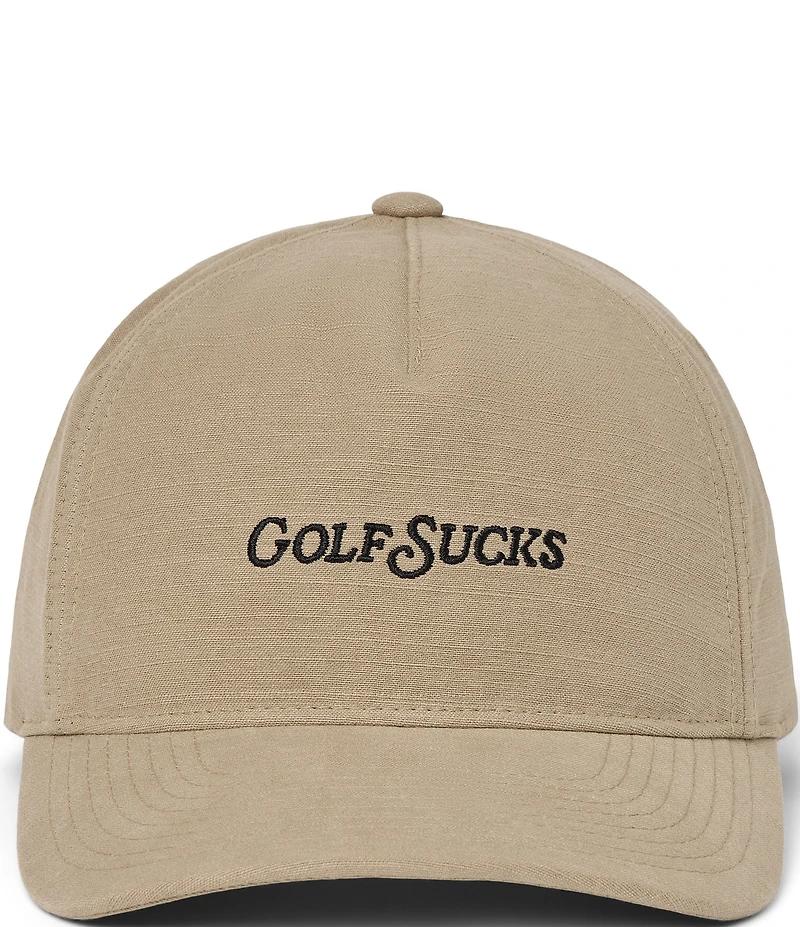 TravisMathew Golf Sucks Snapback Hat