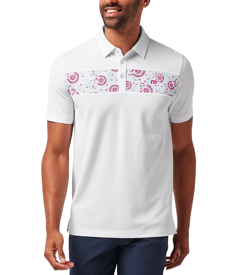 TravisMathew Good Good Flourish Short Sleeve Polo Shirt