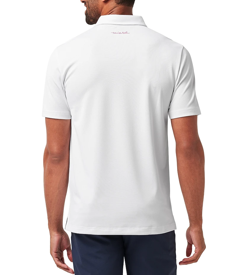 TravisMathew Good Good Flourish Short Sleeve Polo Shirt