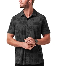 TravisMathew Gravitation Short Sleeve Woven Shirt