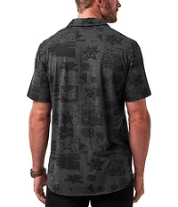 TravisMathew Gravitation Short Sleeve Woven Shirt