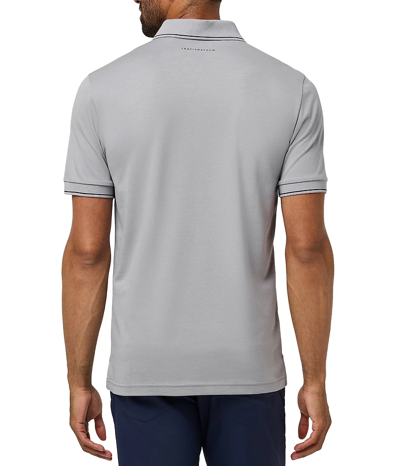 TravisMathew Happier Hour Short Sleeve Polo Shirt