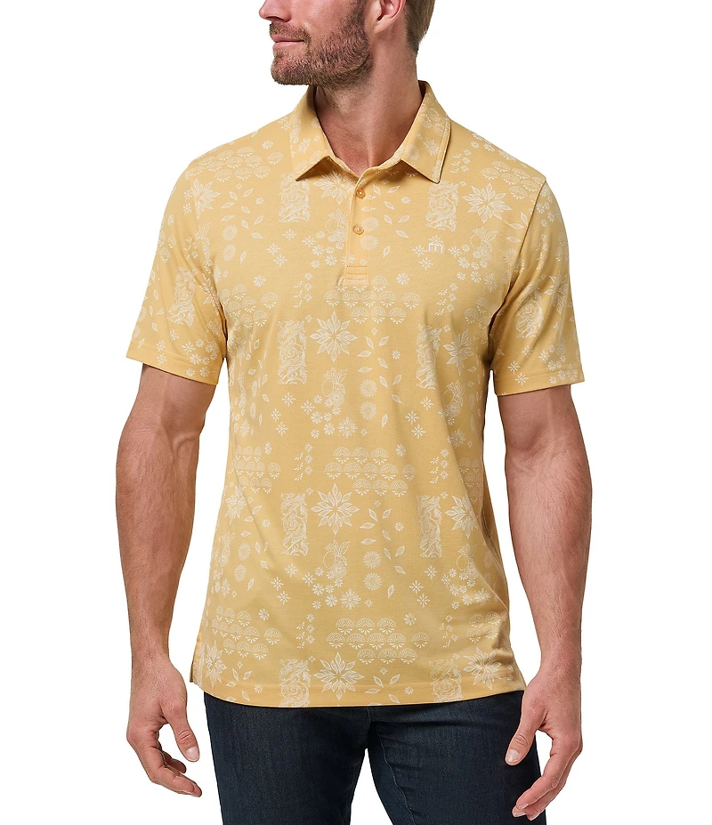 TravisMathew Inbound Plane Short Sleeve Polo Shirt