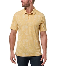 TravisMathew Inbound Plane Short Sleeve Polo Shirt