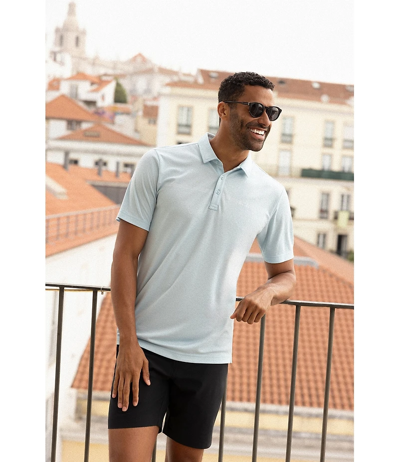 TravisMathew Lake Breeze Short Sleeve Polo Shirt