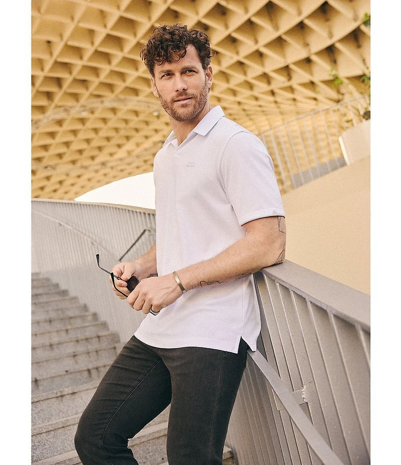 TravisMathew Late At Night Short Sleeve Polo Shirt