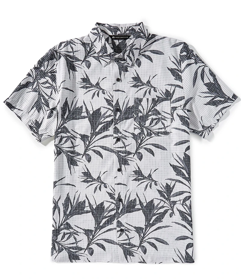 TravisMathew Light Map Short Sleeve Woven Shirt