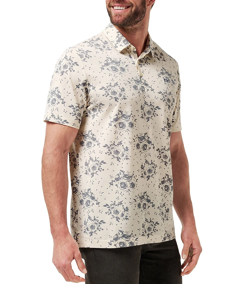 TravisMathew Local Forecast Short Sleeve Polo Shirt