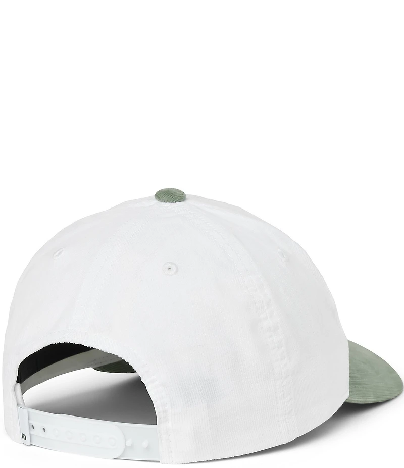 TravisMathew Louder Please Corduroy Two-Tone Snap Back Hat