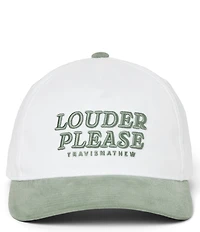 TravisMathew Louder Please Corduroy Two-Tone Snap Back Hat