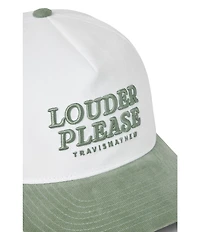 TravisMathew Louder Please Corduroy Two-Tone Snap Back Hat