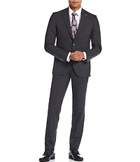 TravisMathew Modern Fit Flat Front Plaid 2-Piece Suit