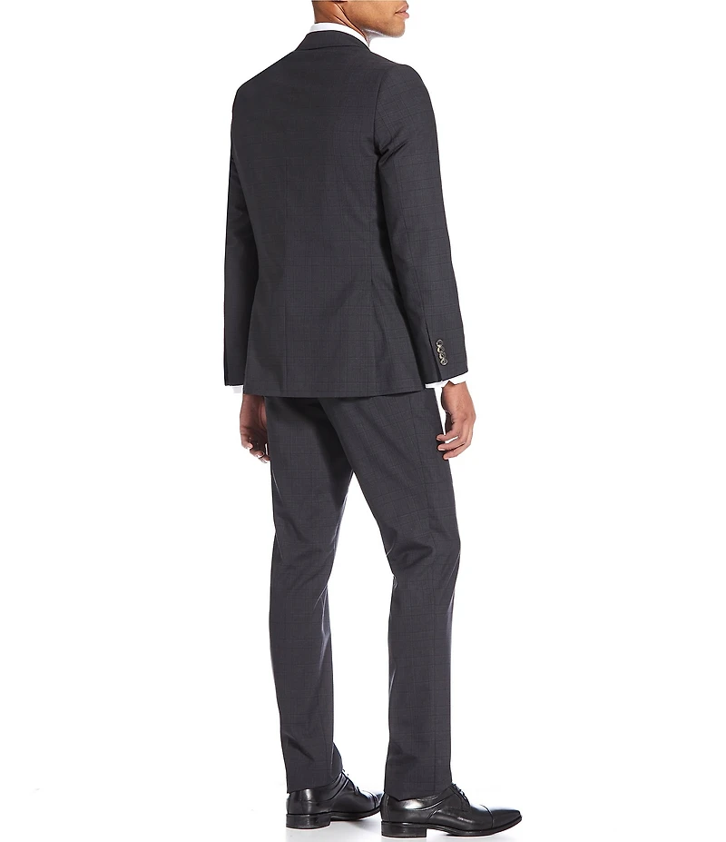 TravisMathew Modern Fit Flat Front Plaid 2-Piece Suit