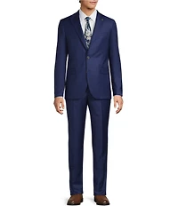 TravisMathew Modern Fit Flat Front Plaid 2-Piece Suit