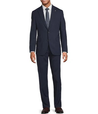 TravisMathew Modern Fit Flat Front Plaid 2-Piece Suit