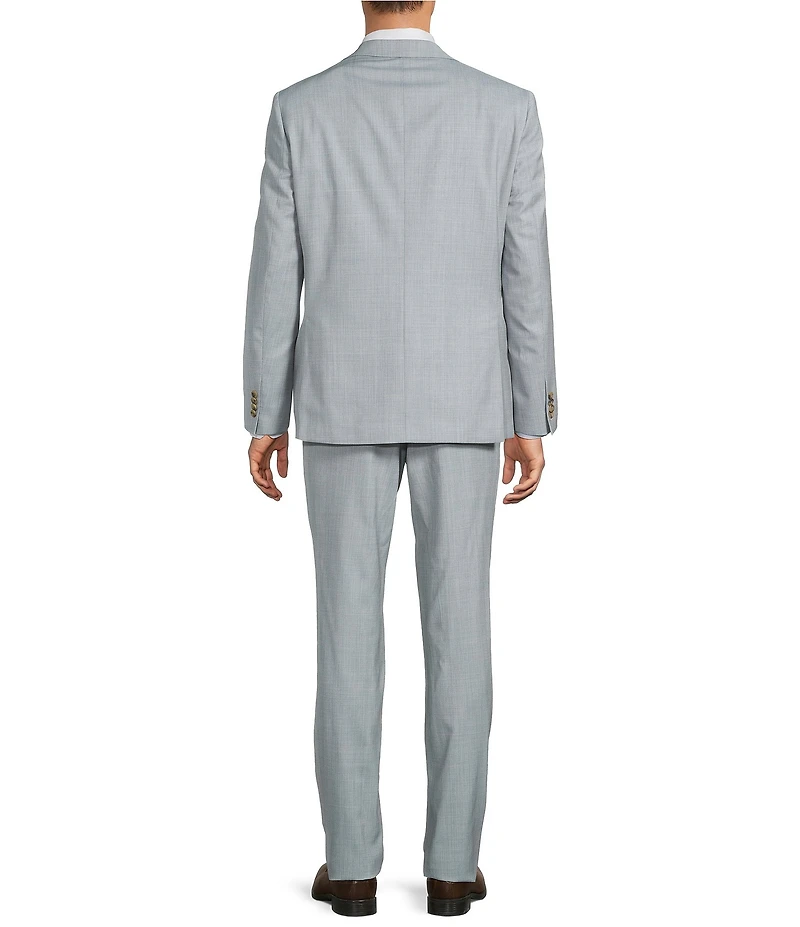 TravisMathew Modern Fit Flat Front Plaid 2-Piece Suit