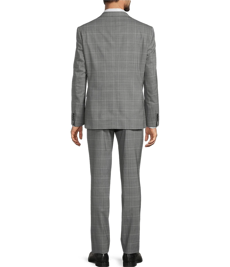 TravisMathew Modern Fit Plaid Flat Front 2-Piece Suit