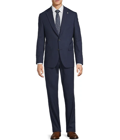TravisMathew Modern Fit Flat Front Solid 2-Piece Suit