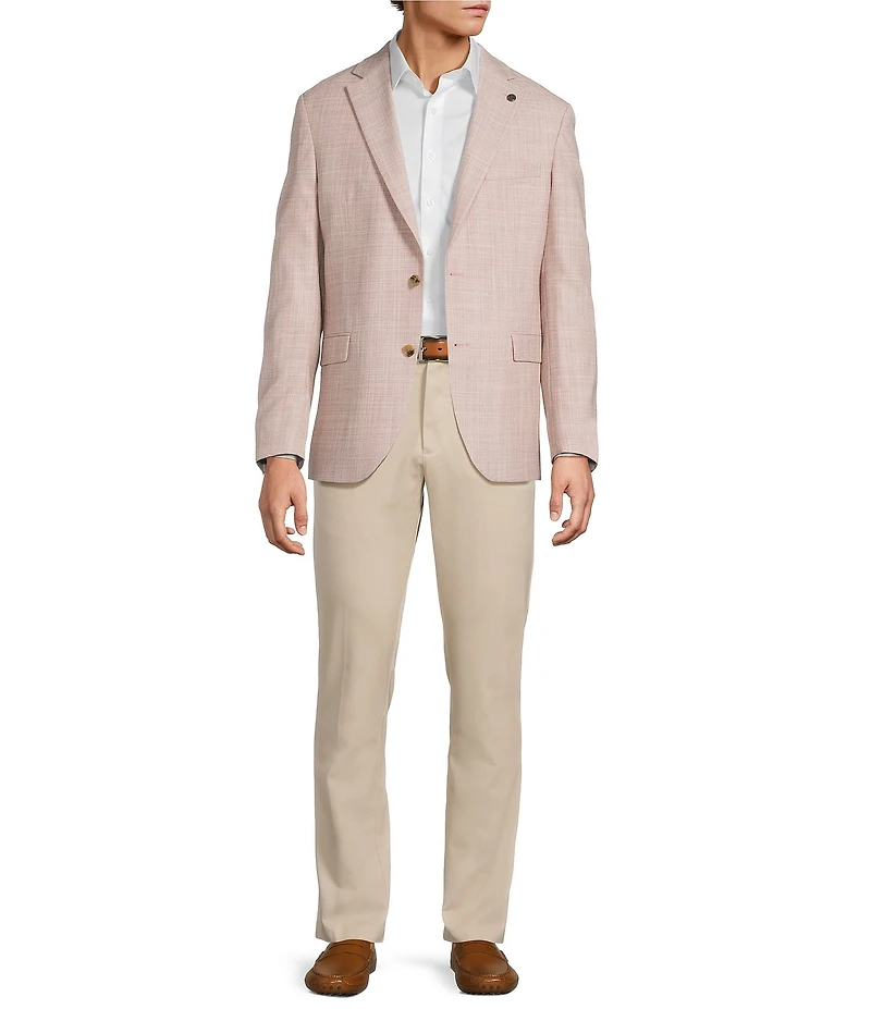 TravisMathew Modern Fit Textured Solid Sport Coat