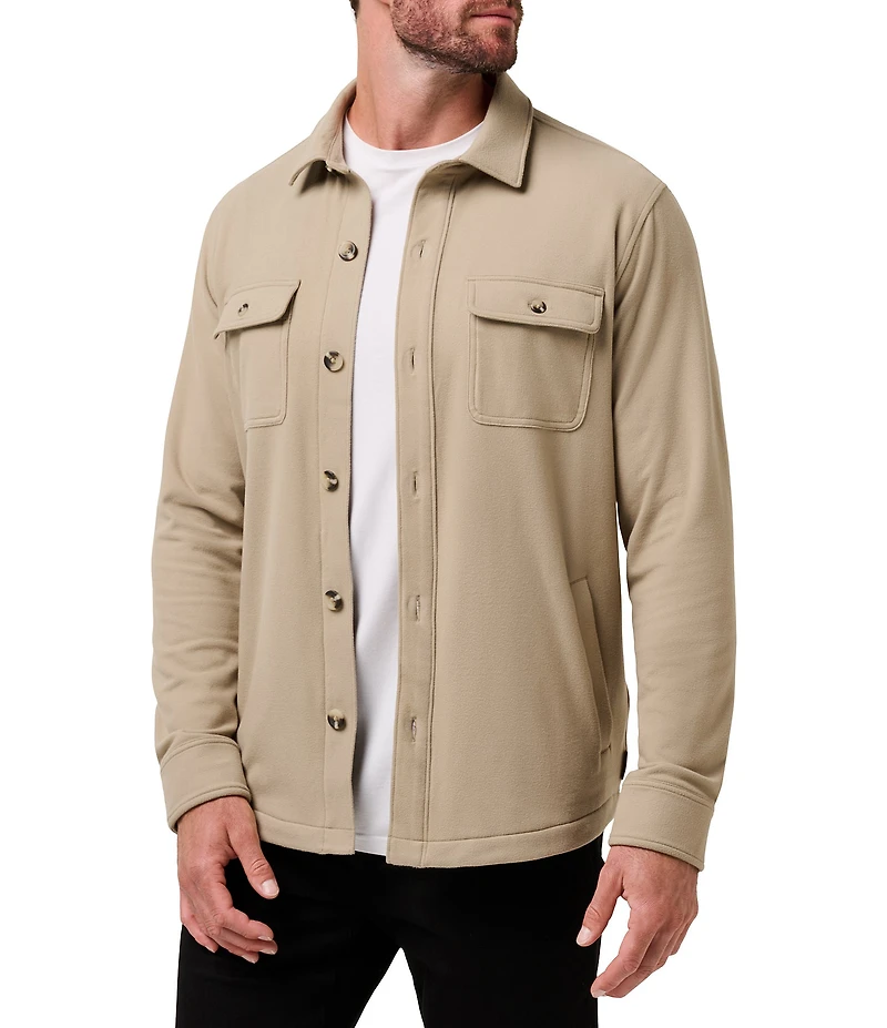 TravisMathew Peak Stretch Fleece Shirt Jacket