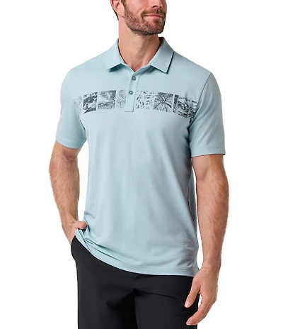 TravisMathew Performance Jersey Cruise Short Sleeve Polo Shirt