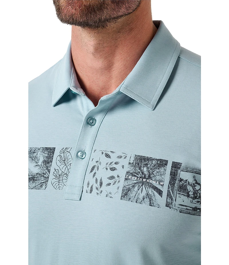 TravisMathew Performance Jersey Cruise Short Sleeve Polo Shirt