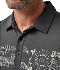 TravisMathew Performance Jersey Marina Short Sleeve Polo Shirt